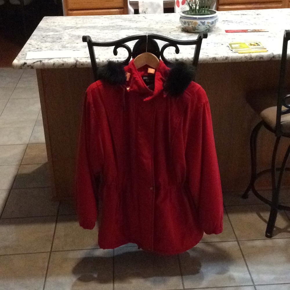 MACY’S THERMALITE JACKET WITH HOOD     DOWN FILLED - Picture 3 of 3